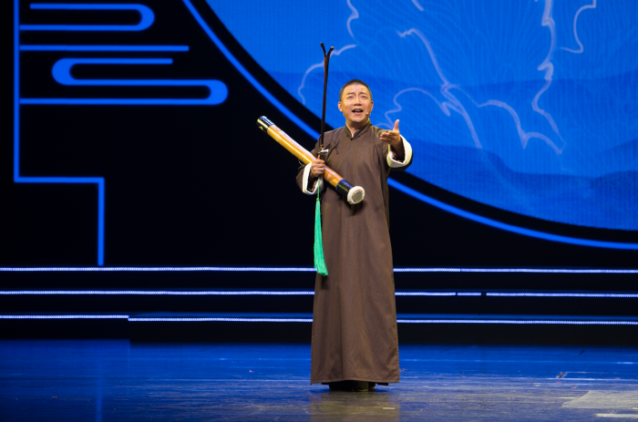 市非遗中心选送的四川竹琴《张松献地图》获第十一届中国曲艺牡丹奖